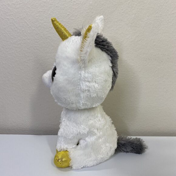 Beanie Boo Pegasus 6” Plush Ty Silk White Unicorn Stuffed Animal Toy Loose Tag - Picture 3 of 12